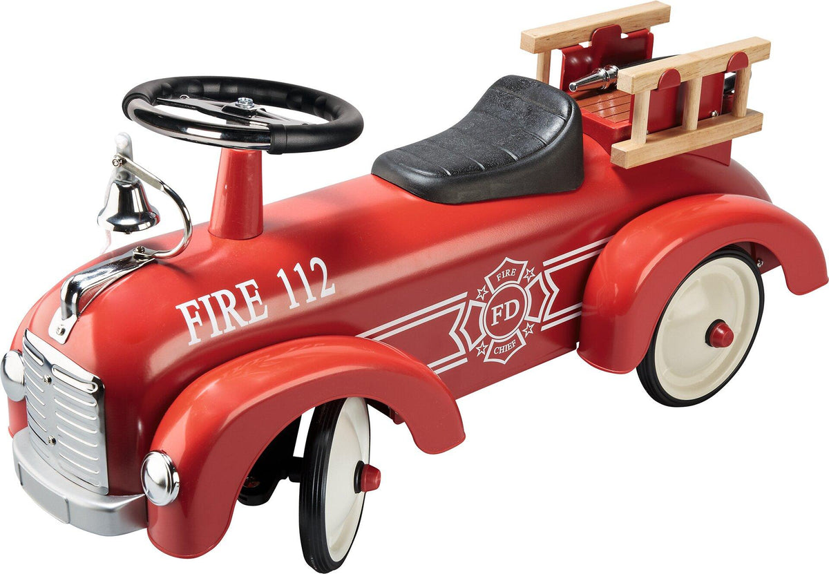 Rutscherfahrzeug Feuerwehr mit Leiter und Glocke – Ansicht