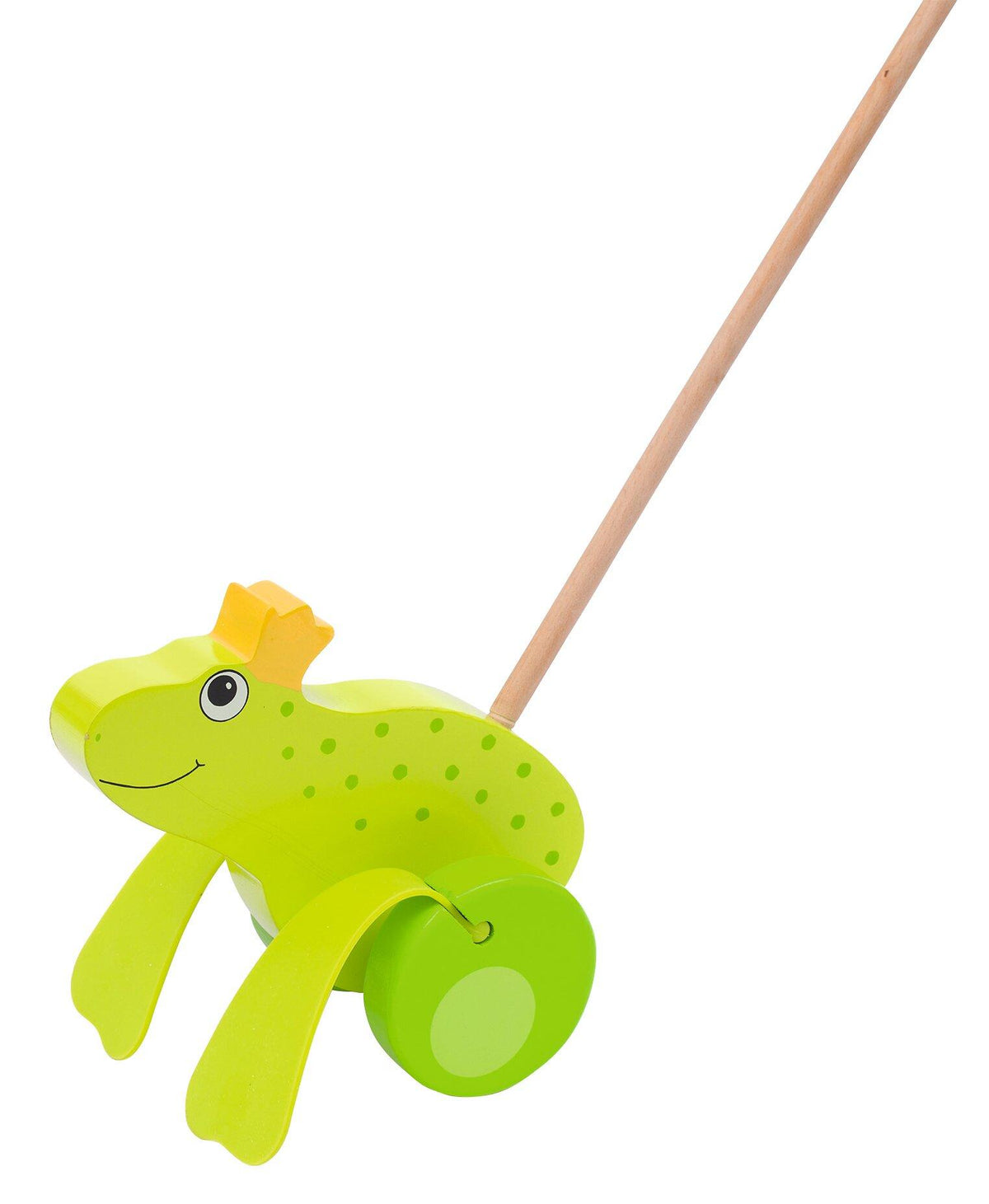 Schiebetier Froschkönig mit gelber Krone – Ansicht