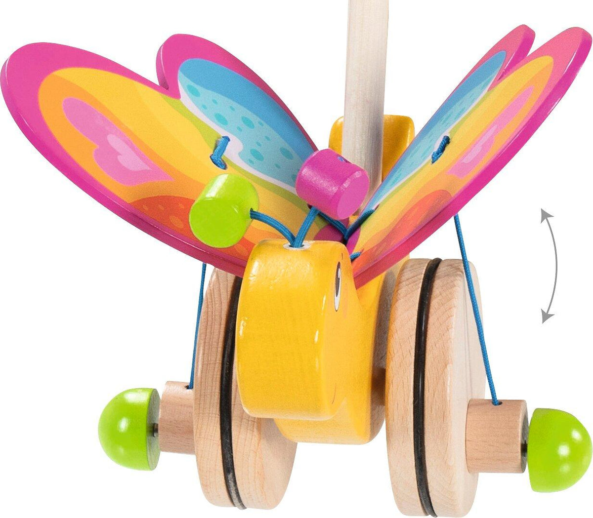 Schiebetier Schmetterling Labelle mit Herzflügeln – zweite Ansicht