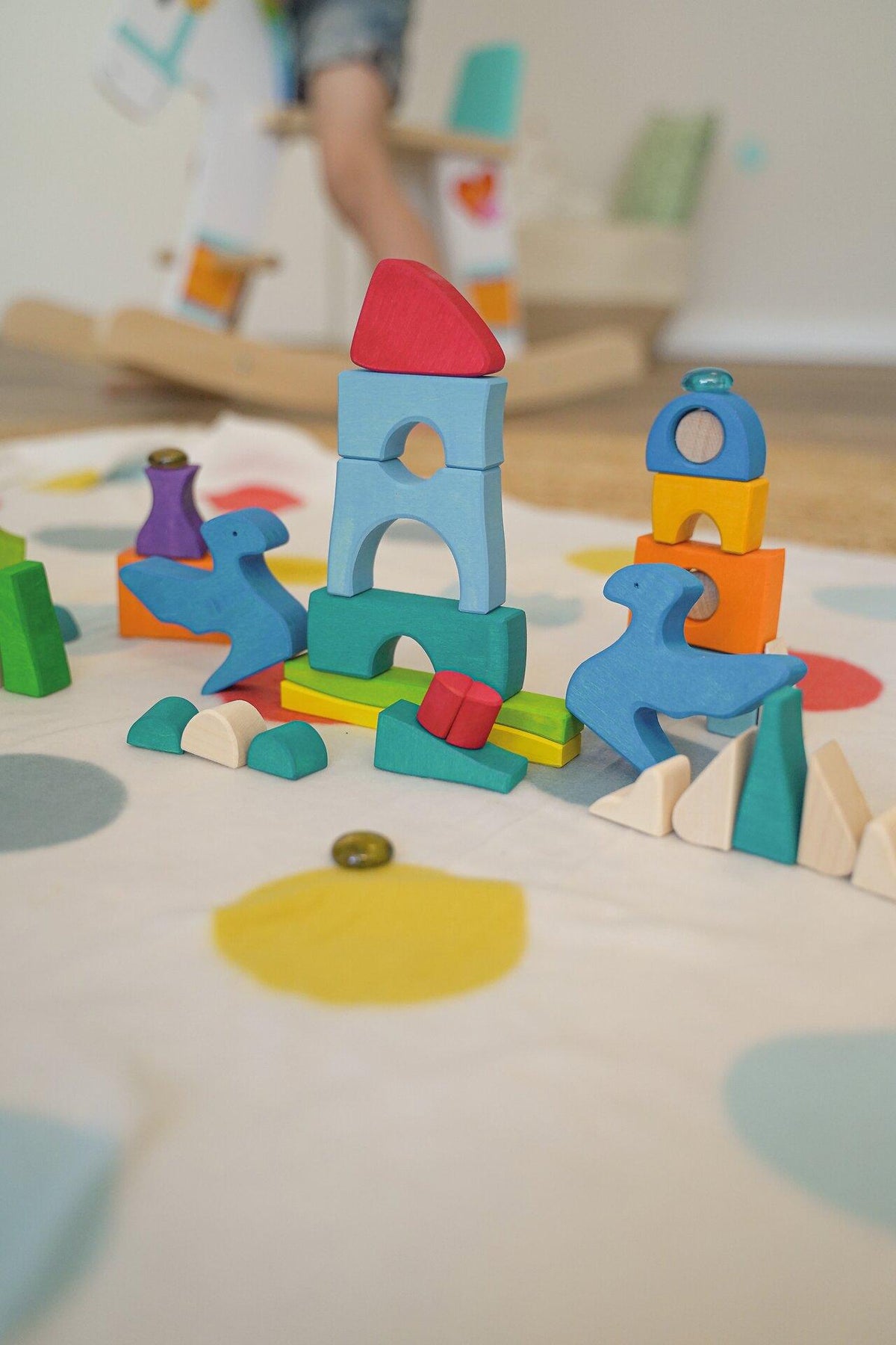 Schlossbaupuzzle Burg Funkelstein mit 41 Teilen