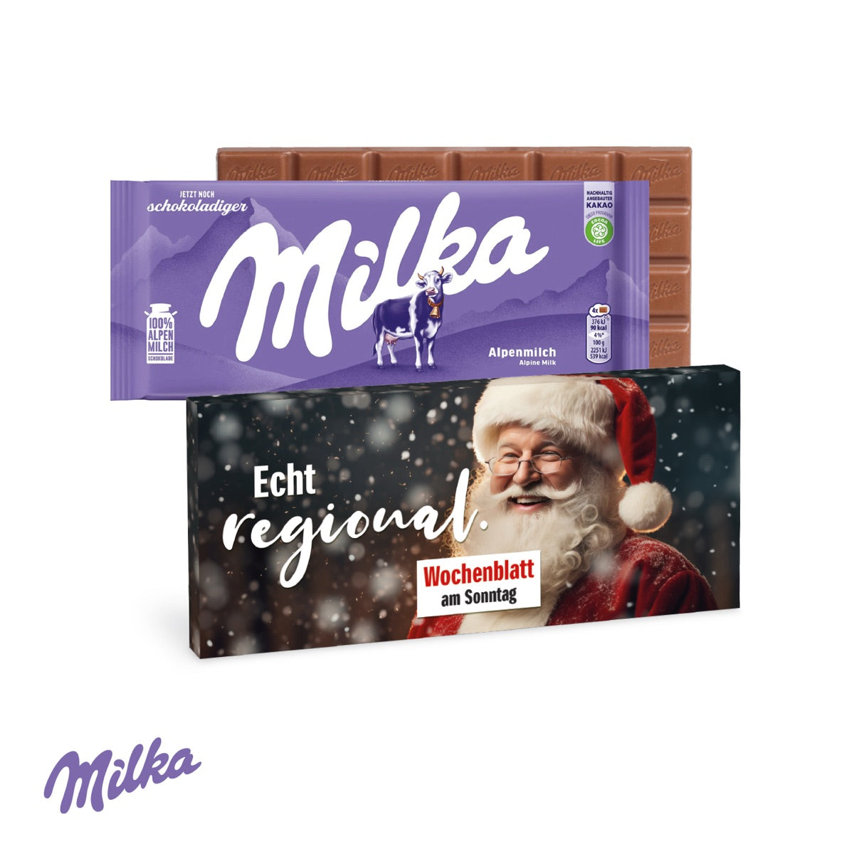 Schokolade von Milka Weihnachtsedition