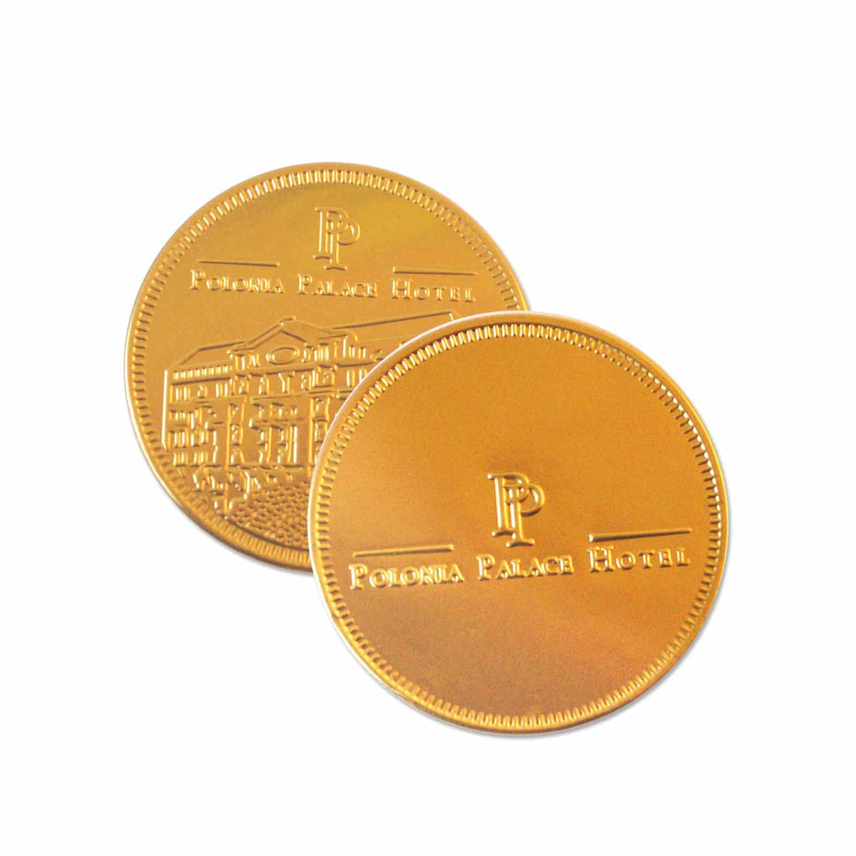Schokoladenmünze 12 g, Ø 55 mm, mit Logo