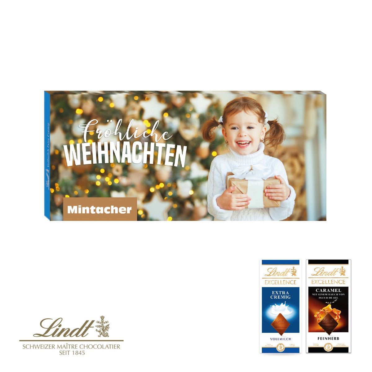 Schokoladentafel Lindt Excellence Weihnachtsedition