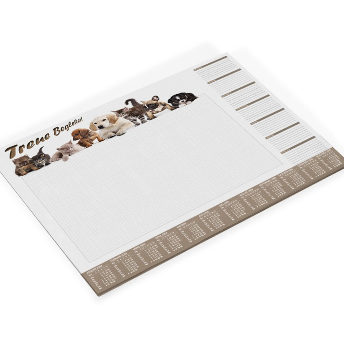 Schreibunterlage 583 x 383 mm mit Logo bedrucken