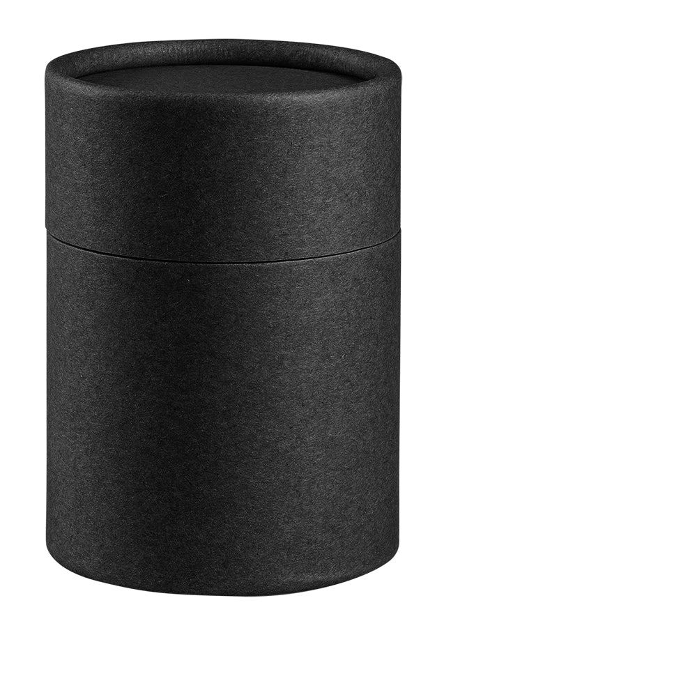 Schwarze Kraftpapierdose zum Selberfüllen