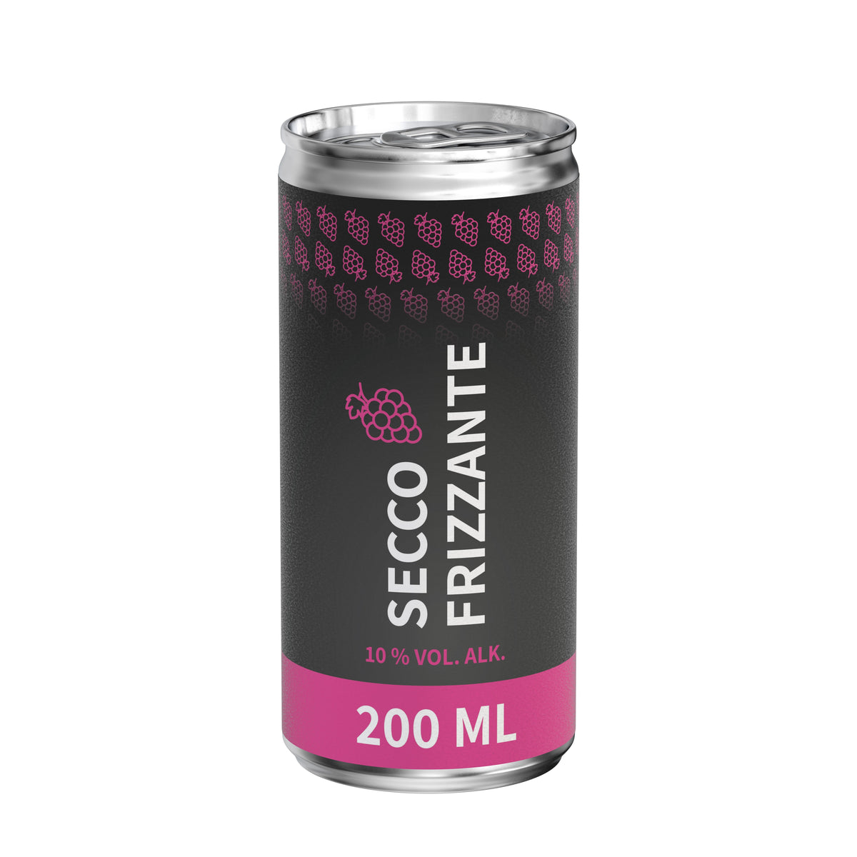 Secco 200 ml Dose mit Papieretikett