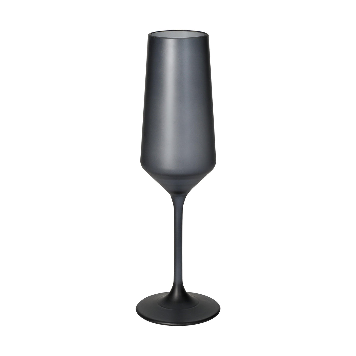 Sektglas „Vista“ – Matt schwarz
