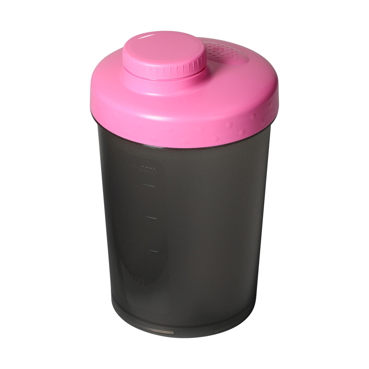 Shaker „Energy“, 0,40 l – Transparent grau / Pink