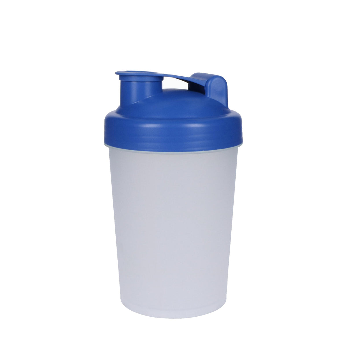 Shaker „Protein“, 0,40 l – Transluzent / Blau