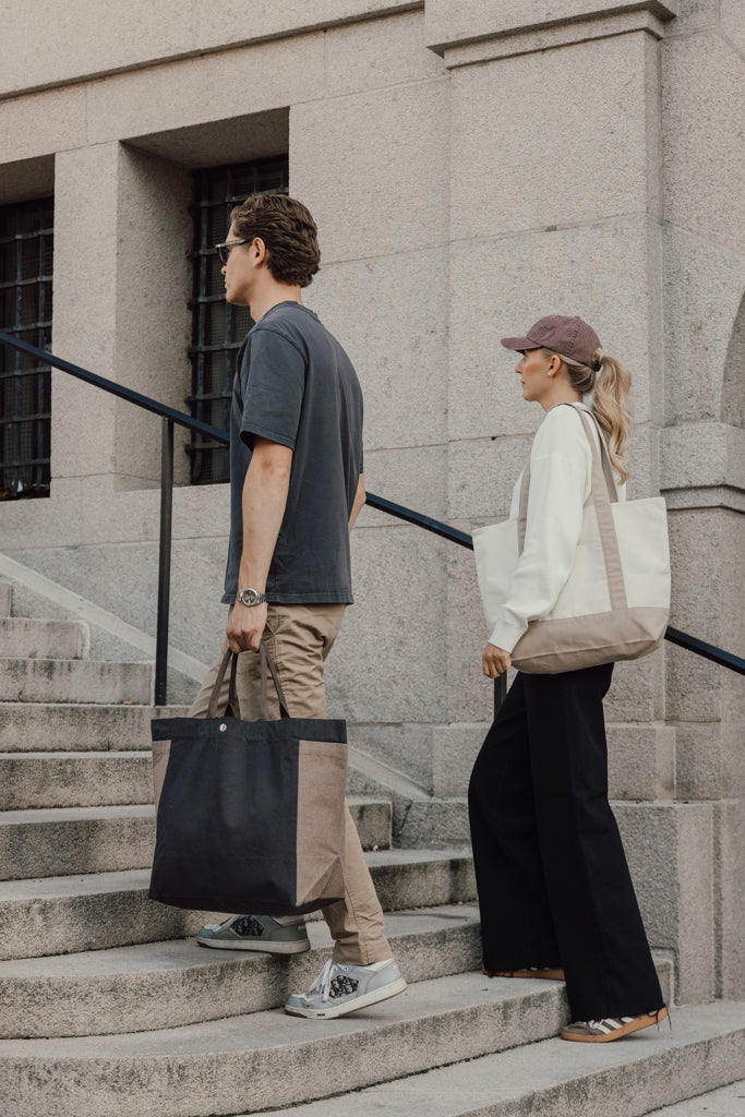 SHOP LOCAL AWARE™ Tasche aus recycelter Baumwolle, 350g/m²