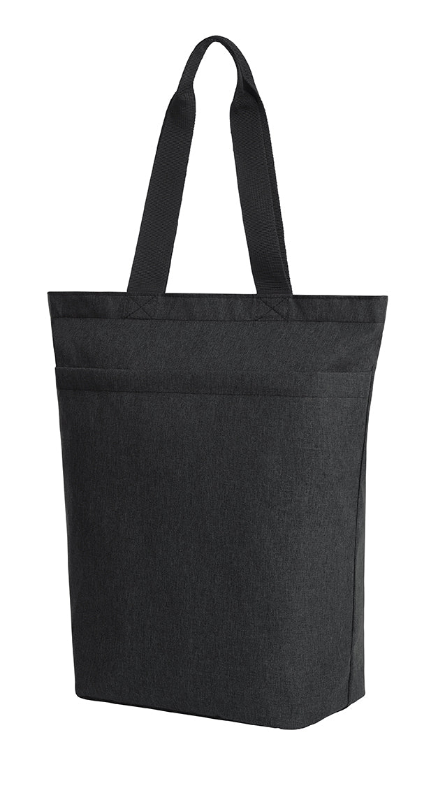 Shopper mit Reißverschluss und gepolstertem Boden