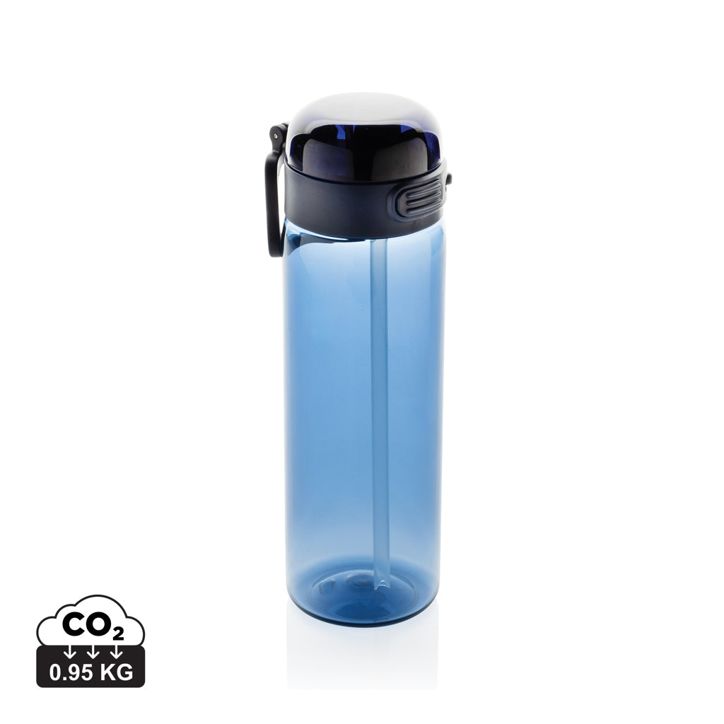 Sip'nLock RCS rPET auslaufsichere Sport-Trinkflasche 800ml – navy blau