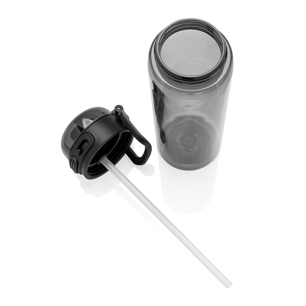 Sip'nLock RCS rPET auslaufsichere Sport-Trinkflasche 800ml – schwarz