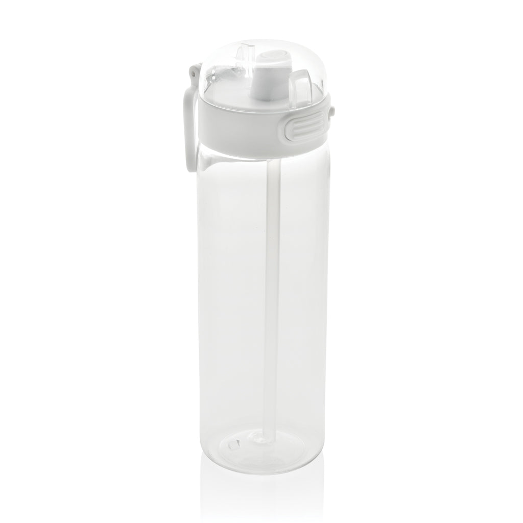 Sip'nLock RCS rPET auslaufsichere Sport-Trinkflasche 800ml – weiß