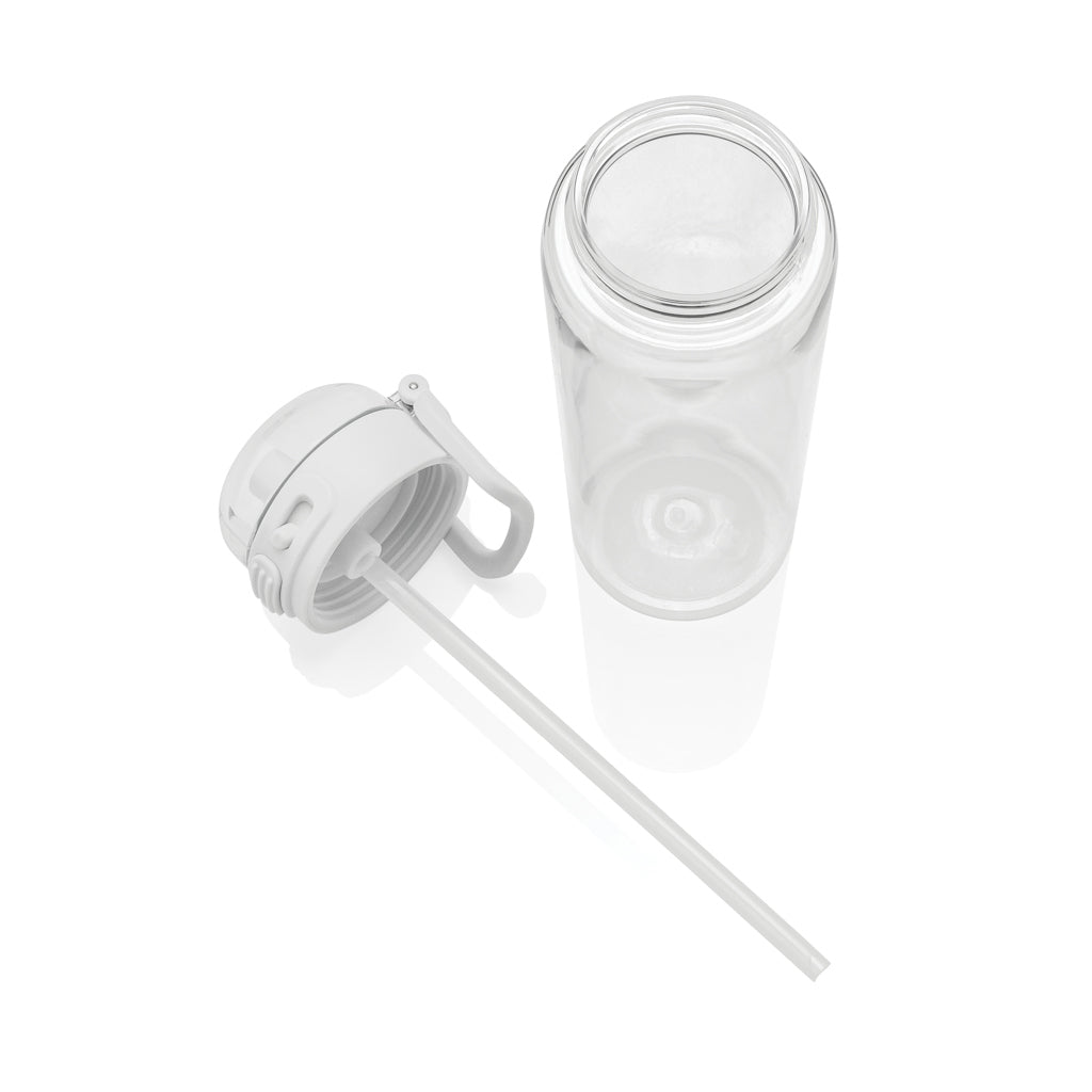 Sip'nLock RCS rPET auslaufsichere Sport-Trinkflasche 800ml – weiß