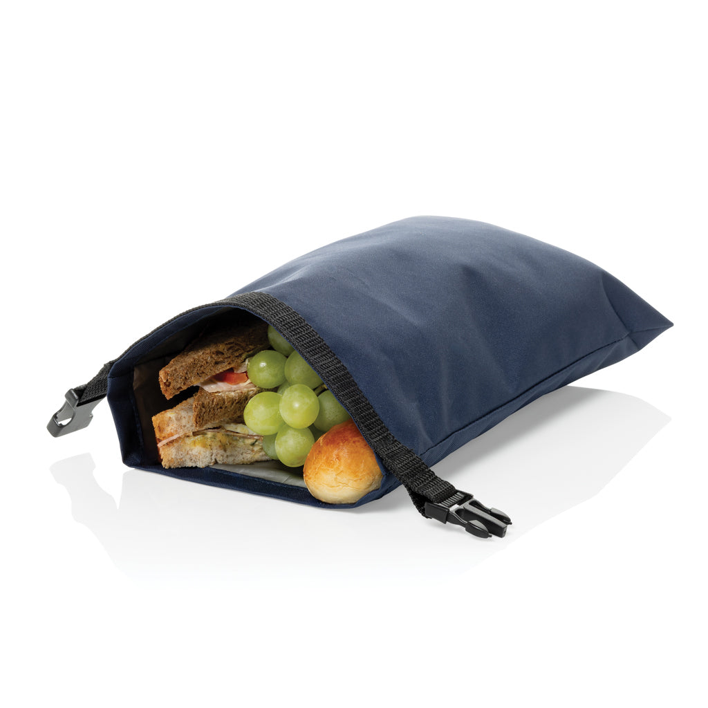 Snackstrap faltbarer Lunchbag aus AWARE™ rPET 30 x 20cm – navy blau