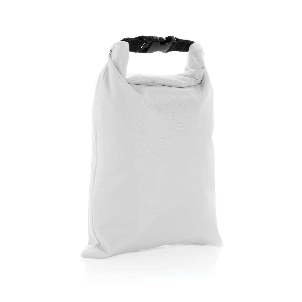 Snackstrap faltbarer Lunchbag aus AWARE™ rPET 30 x 20cm – weiß