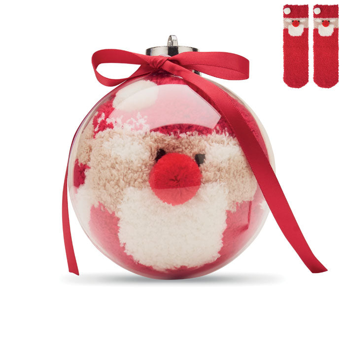 Snug L Weihnachtsbaumkugel mit Socken