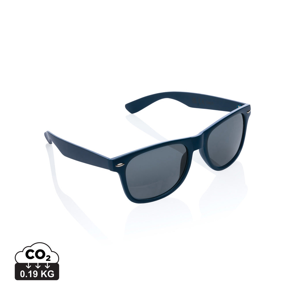 Sonnenbrille aus GRS recyceltem PC Kunststoff – navy blau