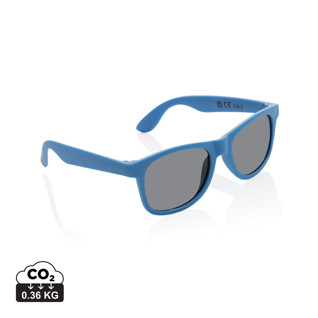 Sonnenbrille aus RCS recyceltem PP-Kunststoff – blau