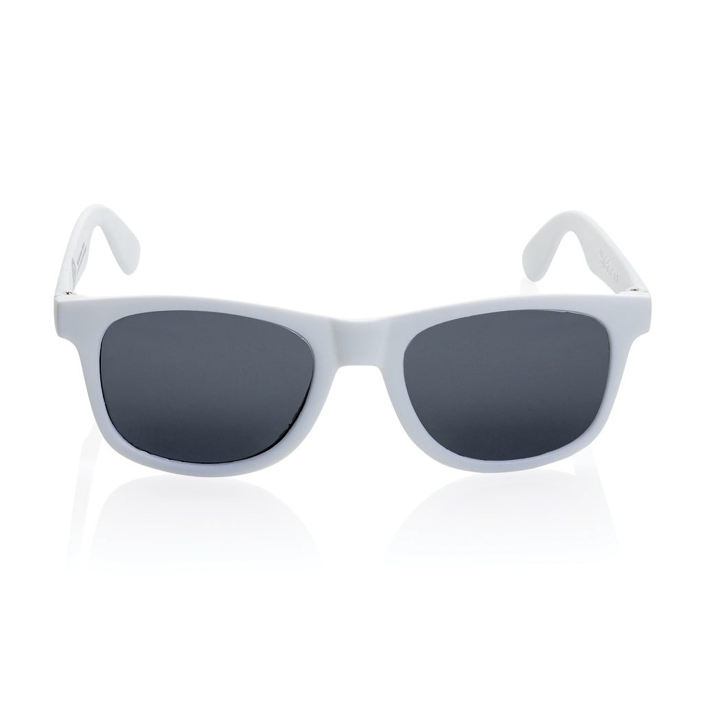 Sonnenbrille aus RCS recyceltem PP-Kunststoff – weiß