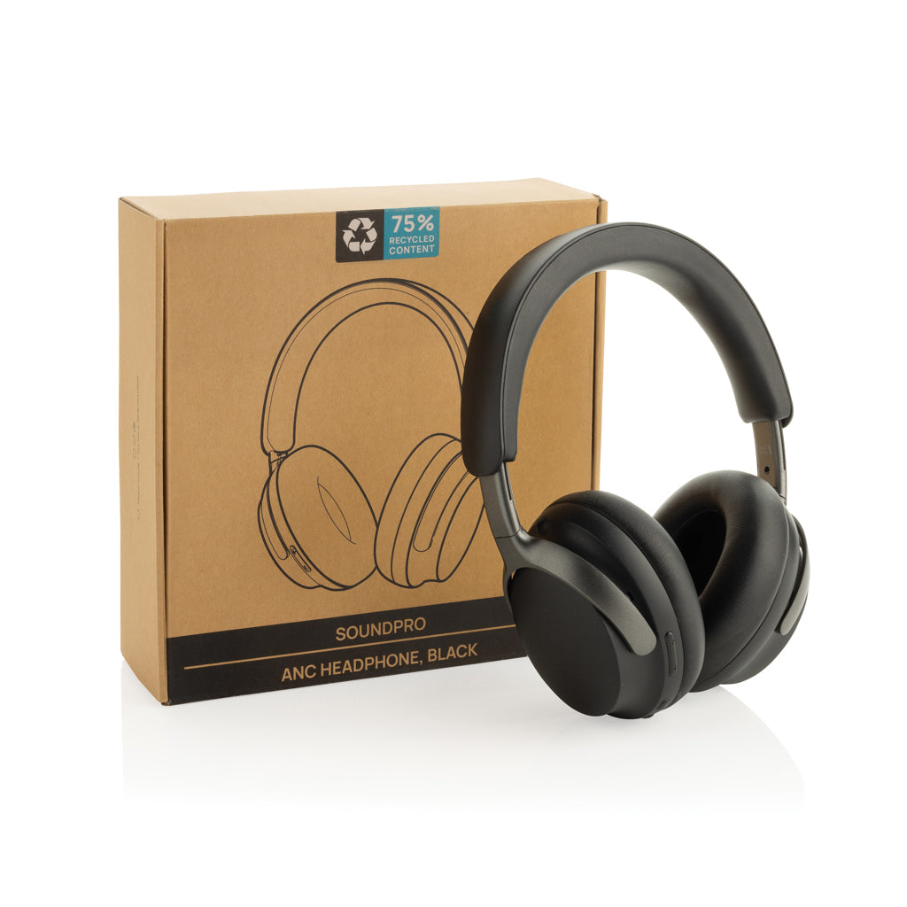 Soundpro ANC Kopfhörer aus RCS rec. Kunststoff