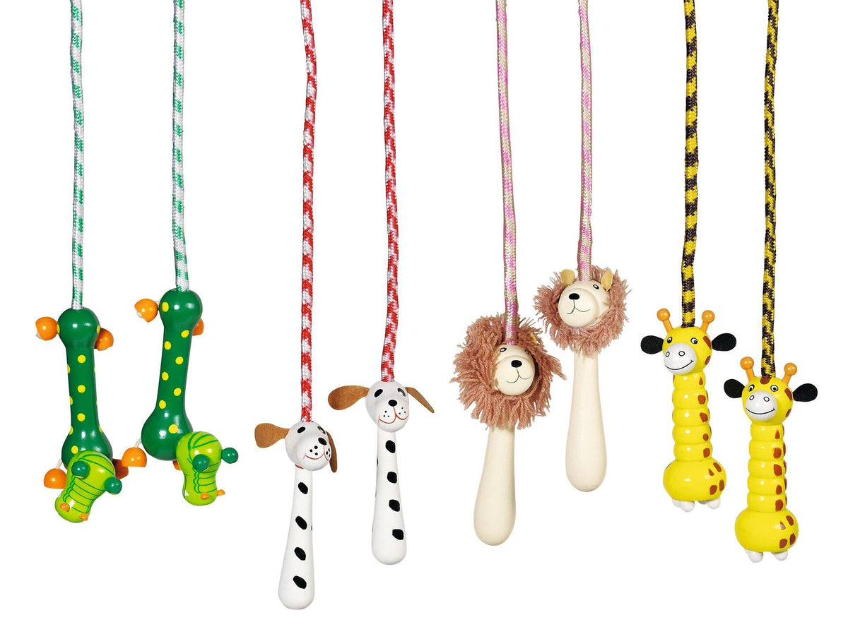 Springseil aus Kunststoff, sortiert im 12er Set von goki