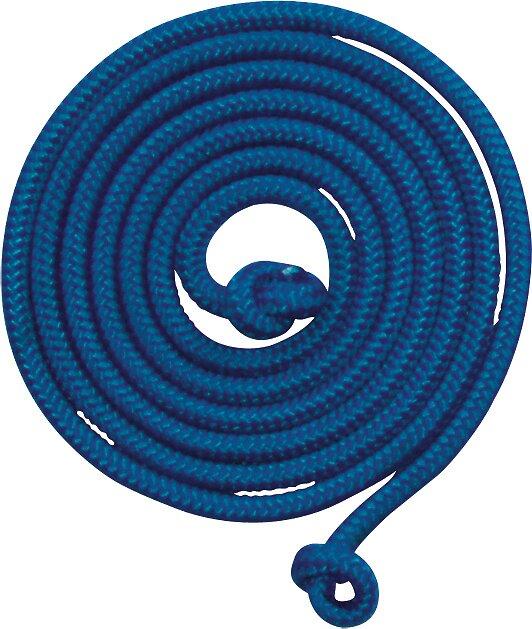 Springseil blaue Flechtleine 2,5 m von goki