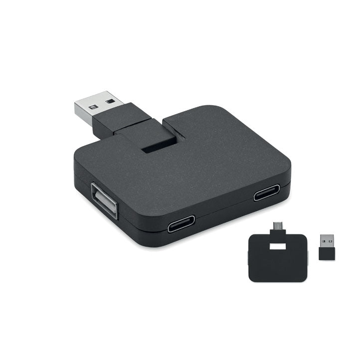 Square-c 4 Port USB Hub