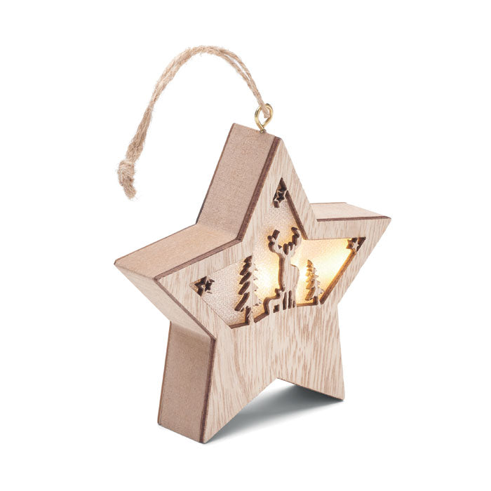 Starlight MDF Stern mit Licht