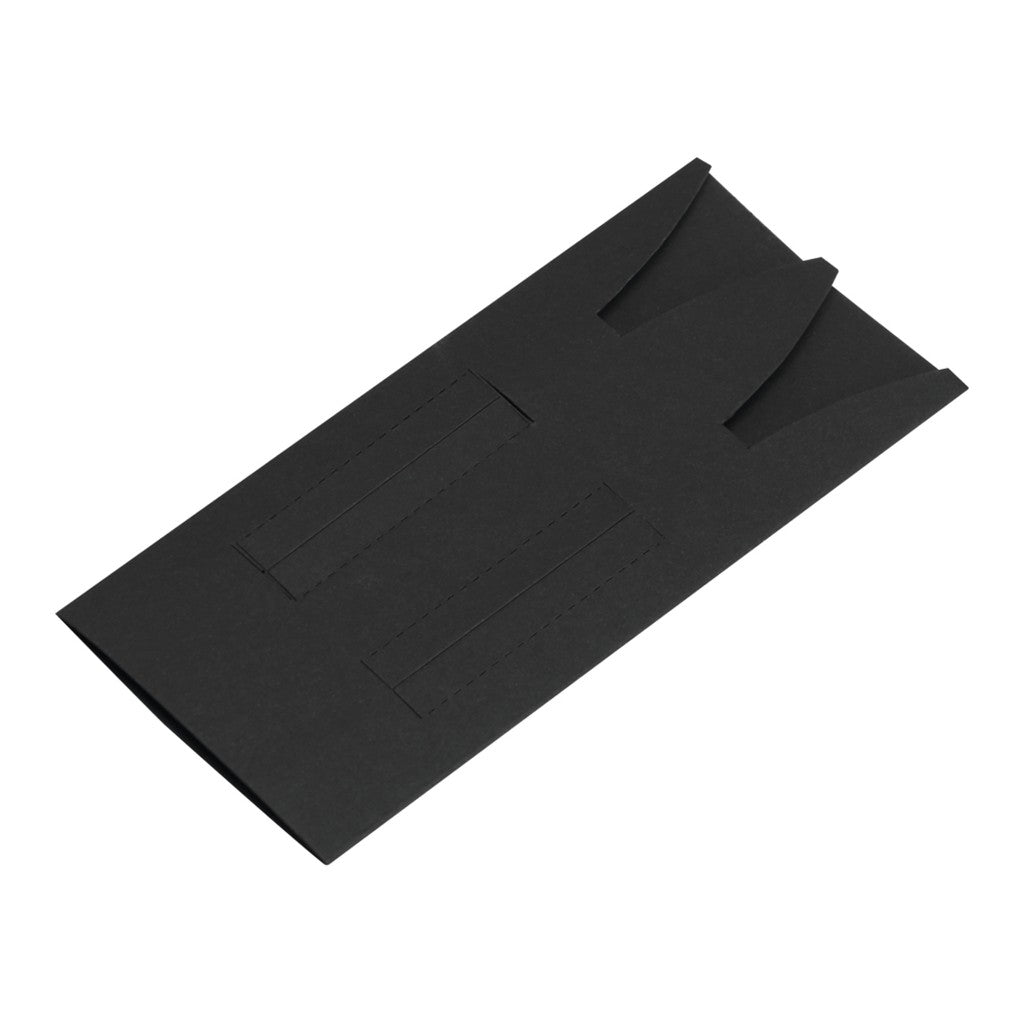 Stecketui aus Pappe für zwei Schreibgeräte – Schwarz