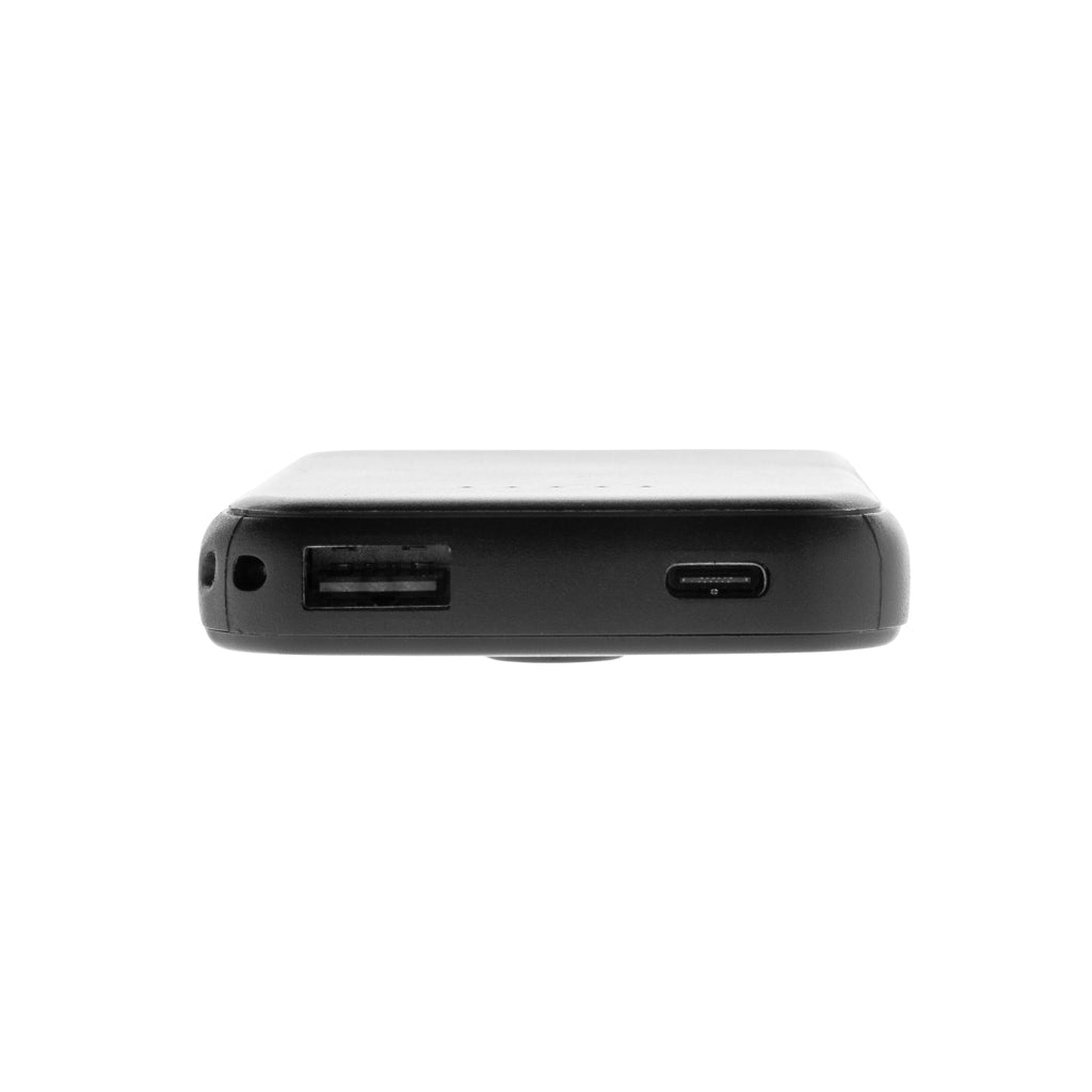 Stellar 5.000mAh 5W magnetische Powerbank aus RCS rec. ABS – schwarz