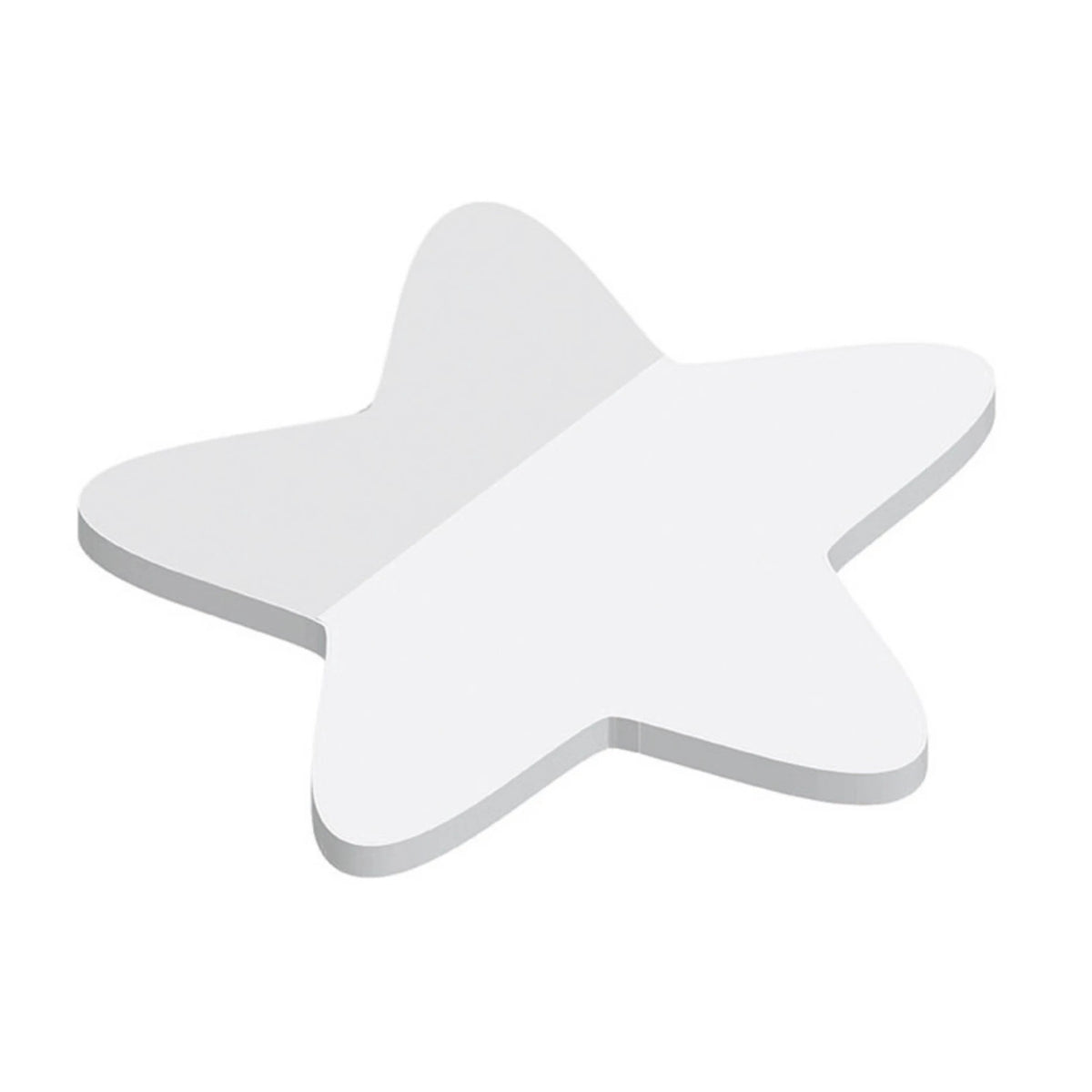 Sternförmige Haftnotizen 70 x 70 mm mit Logo