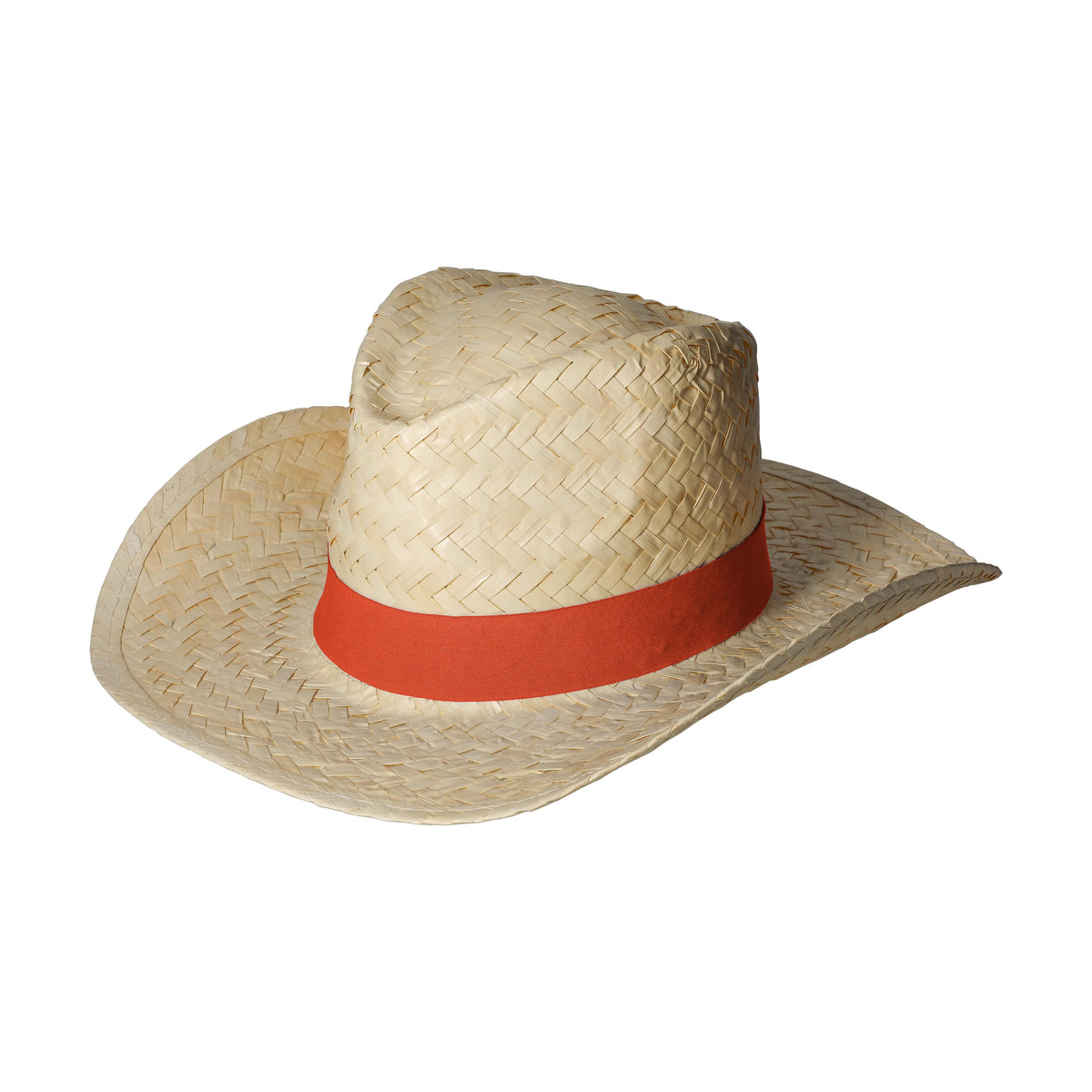 Strohhut „Texas“ – Natur / Orange