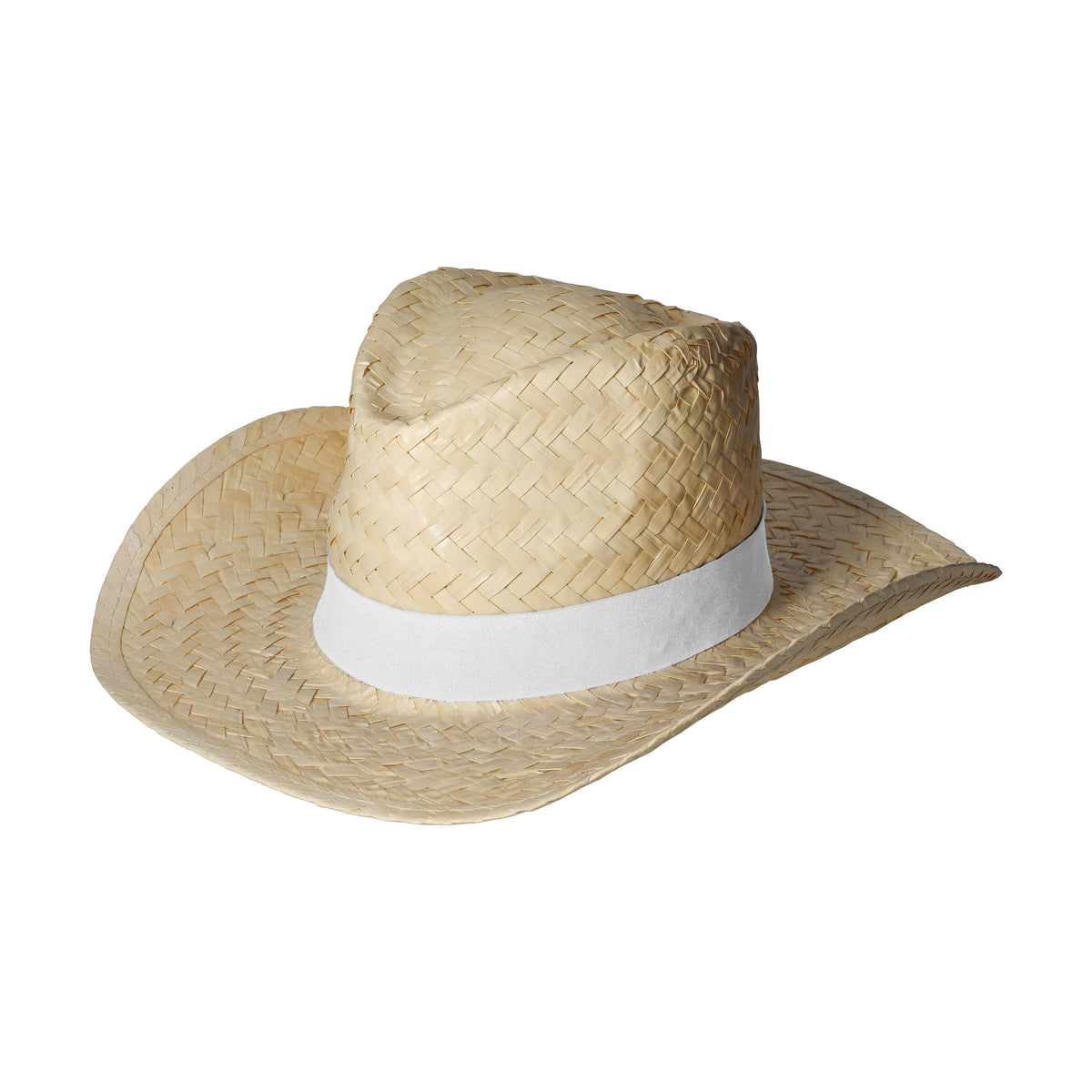 Strohhut „Texas“ – Natur / Weiß