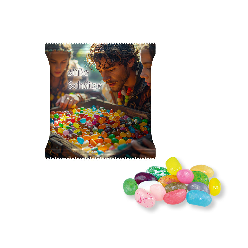 Süßigkeiten Mix in der Mini Tüte – Jelly Beans süß Mix, ca. 10 g