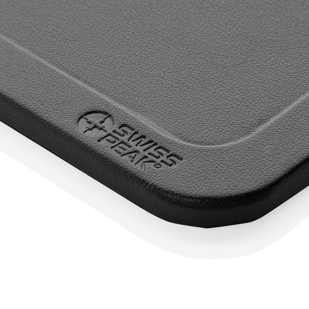 Swiss Peak 3-in-1- Wireless-Charging Desk-Tray aus RCS rPU