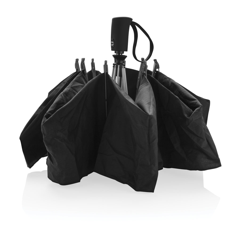 Swiss Peak AWARE™ 23" faltbarer umgekehrter Regenschirm