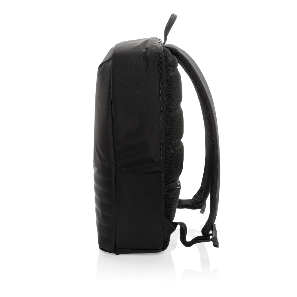 Swiss Peak AWARE™ Anti-Theft-RFID 15.6"-Laptop-Rucksack – schwarz