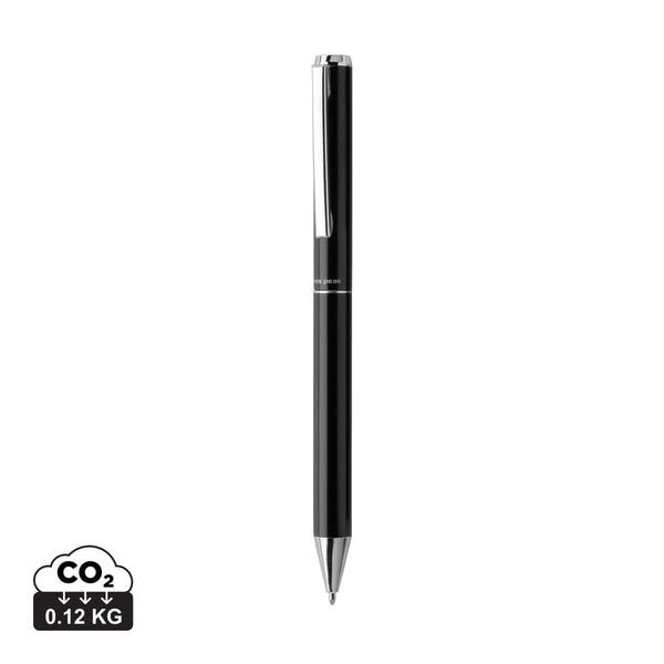 Swiss Peak Cedar Stift aus RCS recyceltem Aluminium mit Logo als Weihnachtsgeschenk