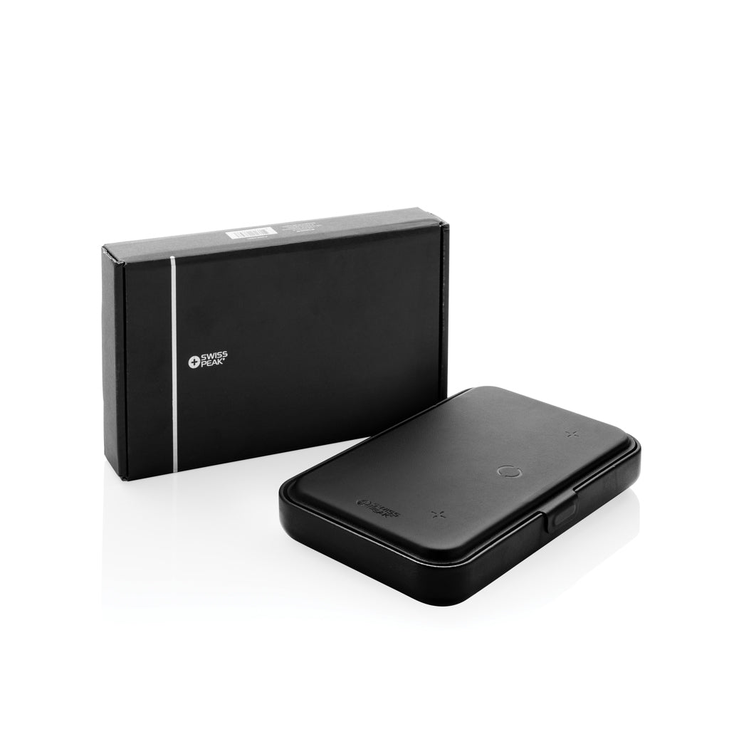 Swiss Peak Travel-Case aus RCS rec. PU mit 3-in-1-Charger