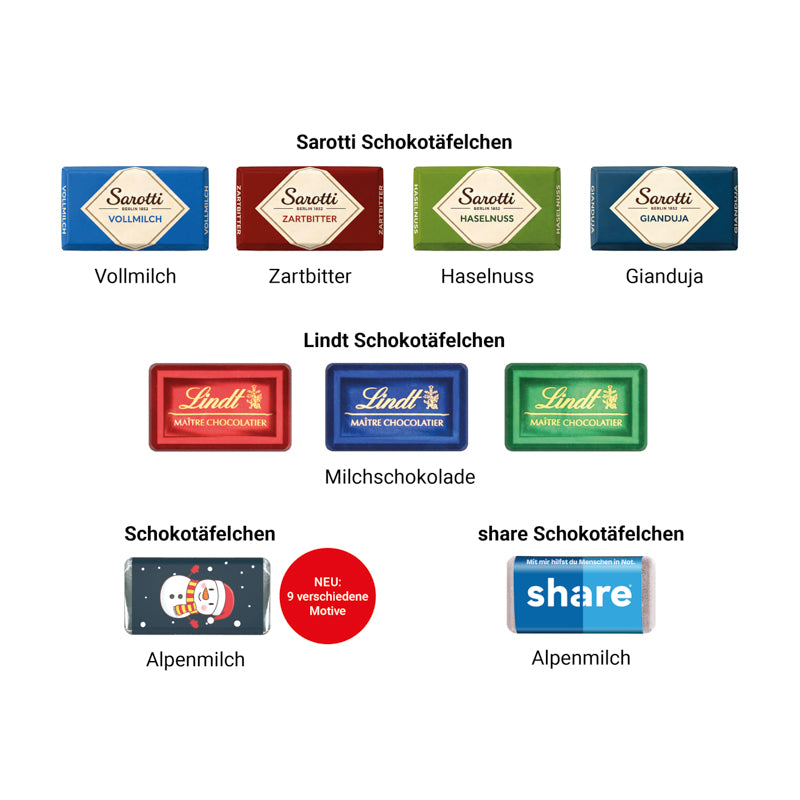 Täfelchen Adventskalender