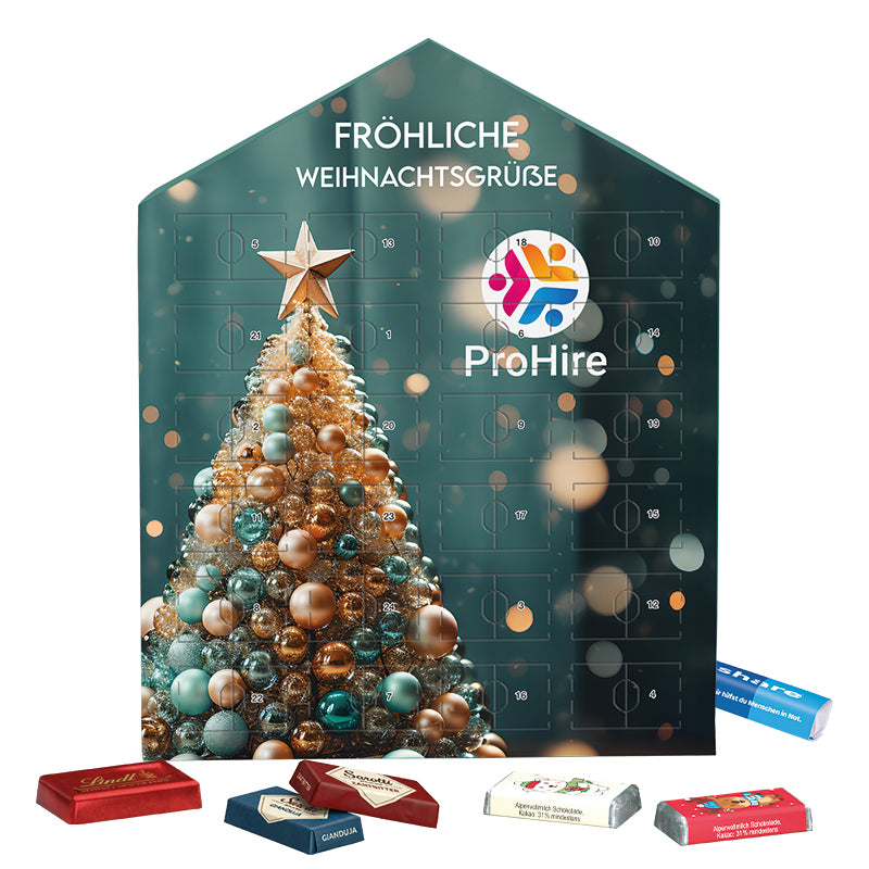 Täfelchen Adventskalender Haus ECO