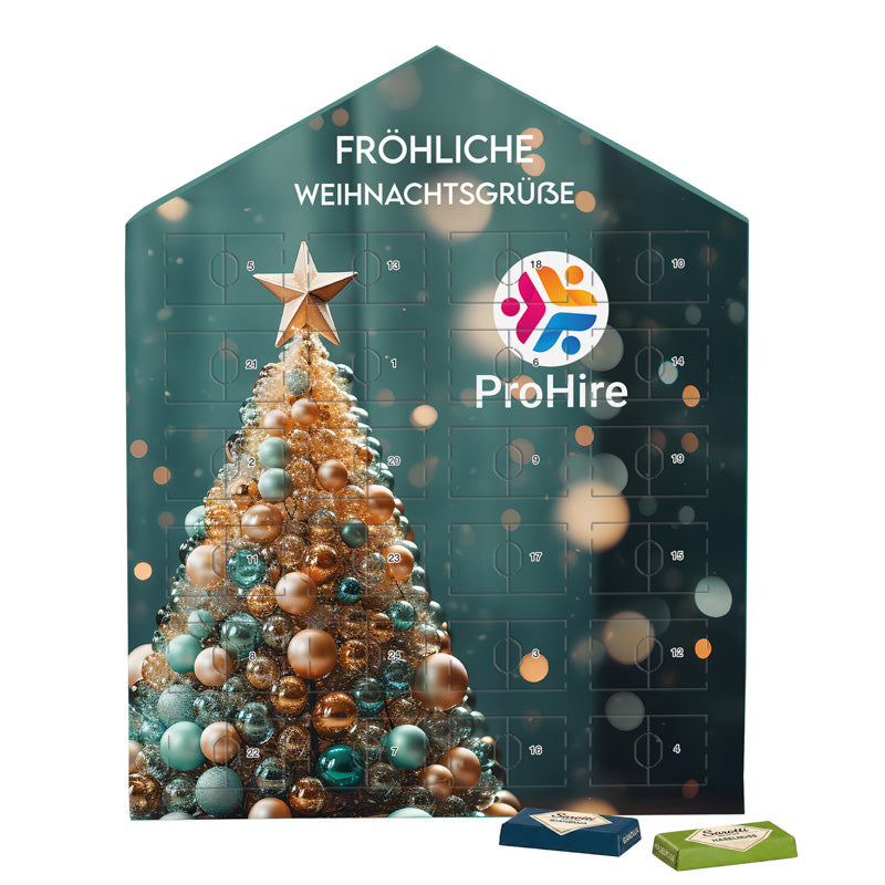Täfelchen Adventskalender Haus ECO