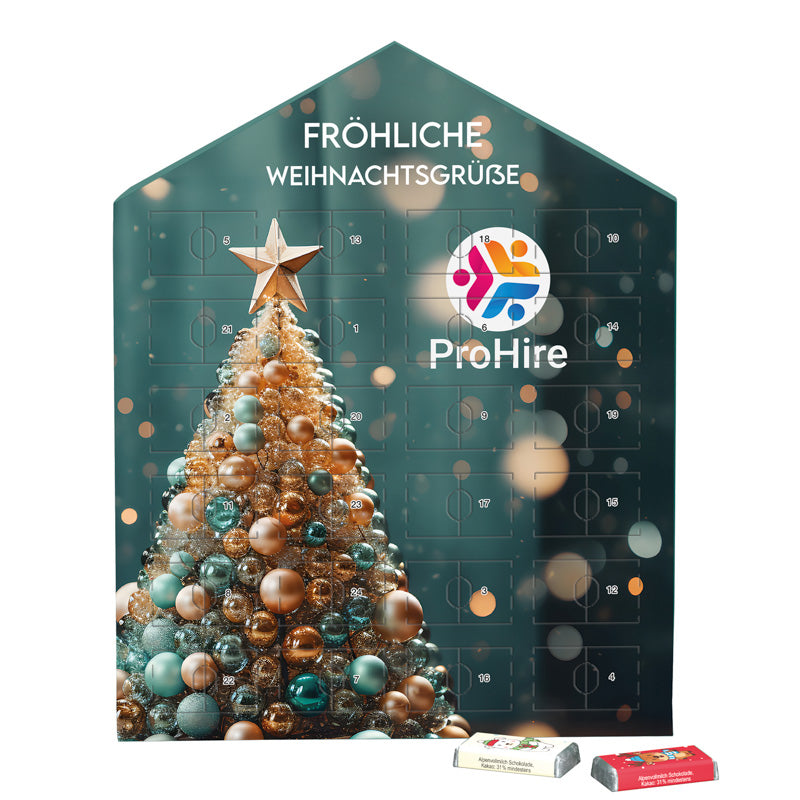 Täfelchen Adventskalender Haus ECO