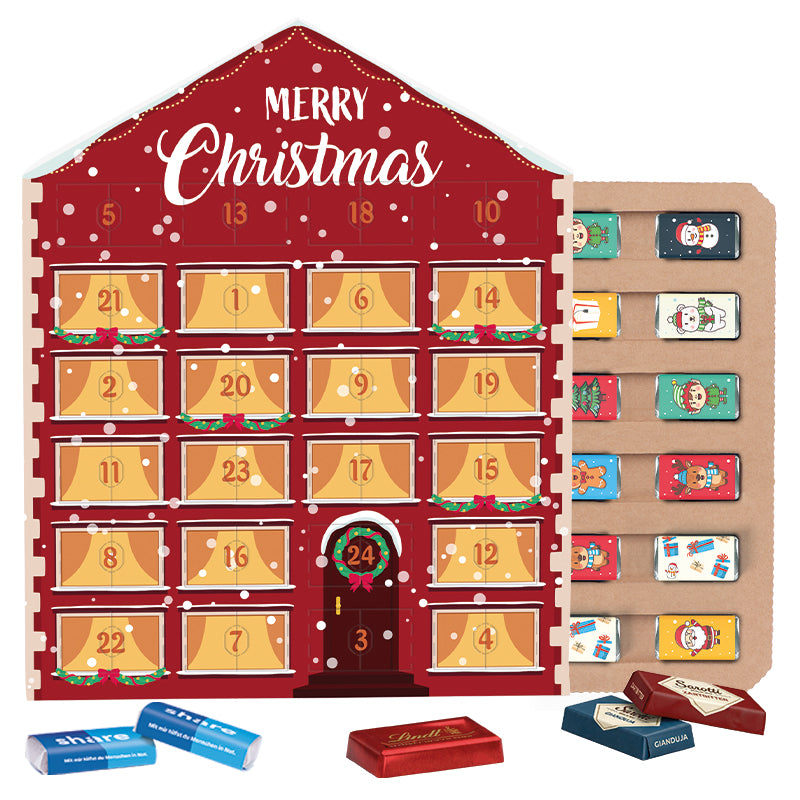 Täfelchen Adventskalender Haus ECO