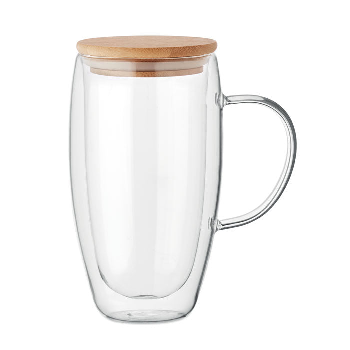 Terol Doppelwandiger Glasbecher 450ml