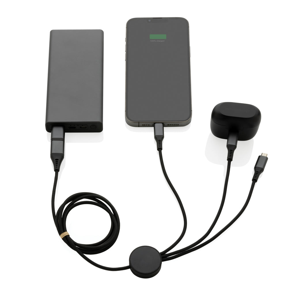 Terra 60W 120cm 6-in-1-Kabel aus RCS recyceltem Aluminium
