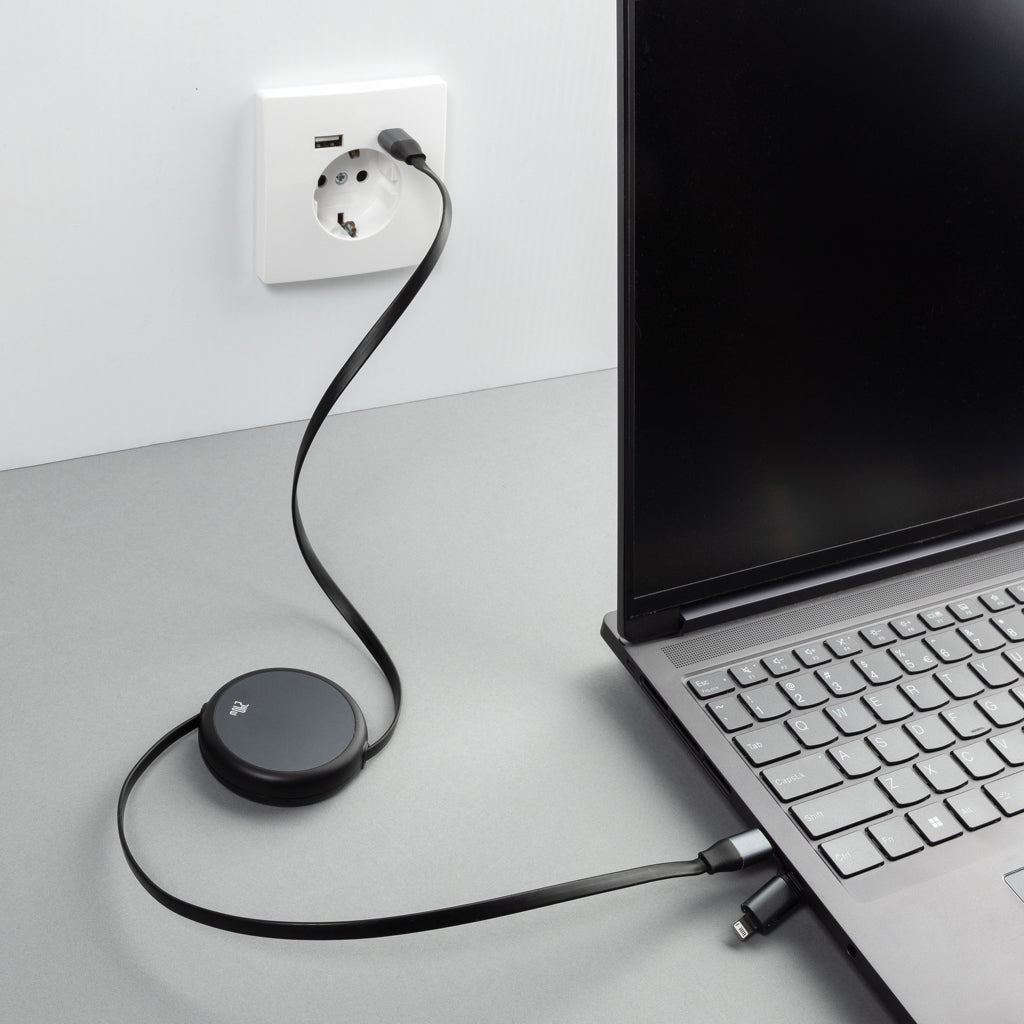Terra ausziehbares 240W 2-in-1 Kabel aus RCS rec. Aluminium