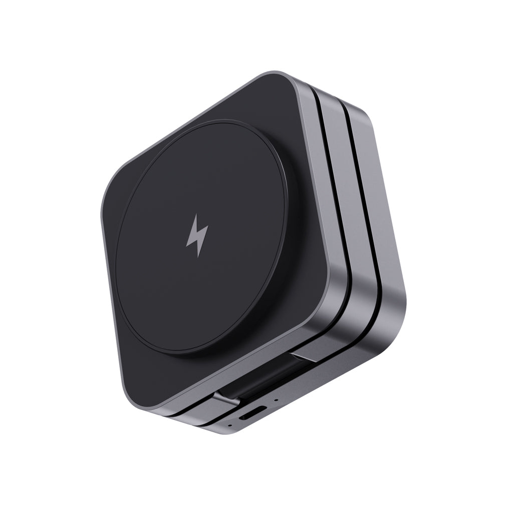 Terra faltbares 3-in-1 15W Charger aus RCS rec. Aluminium